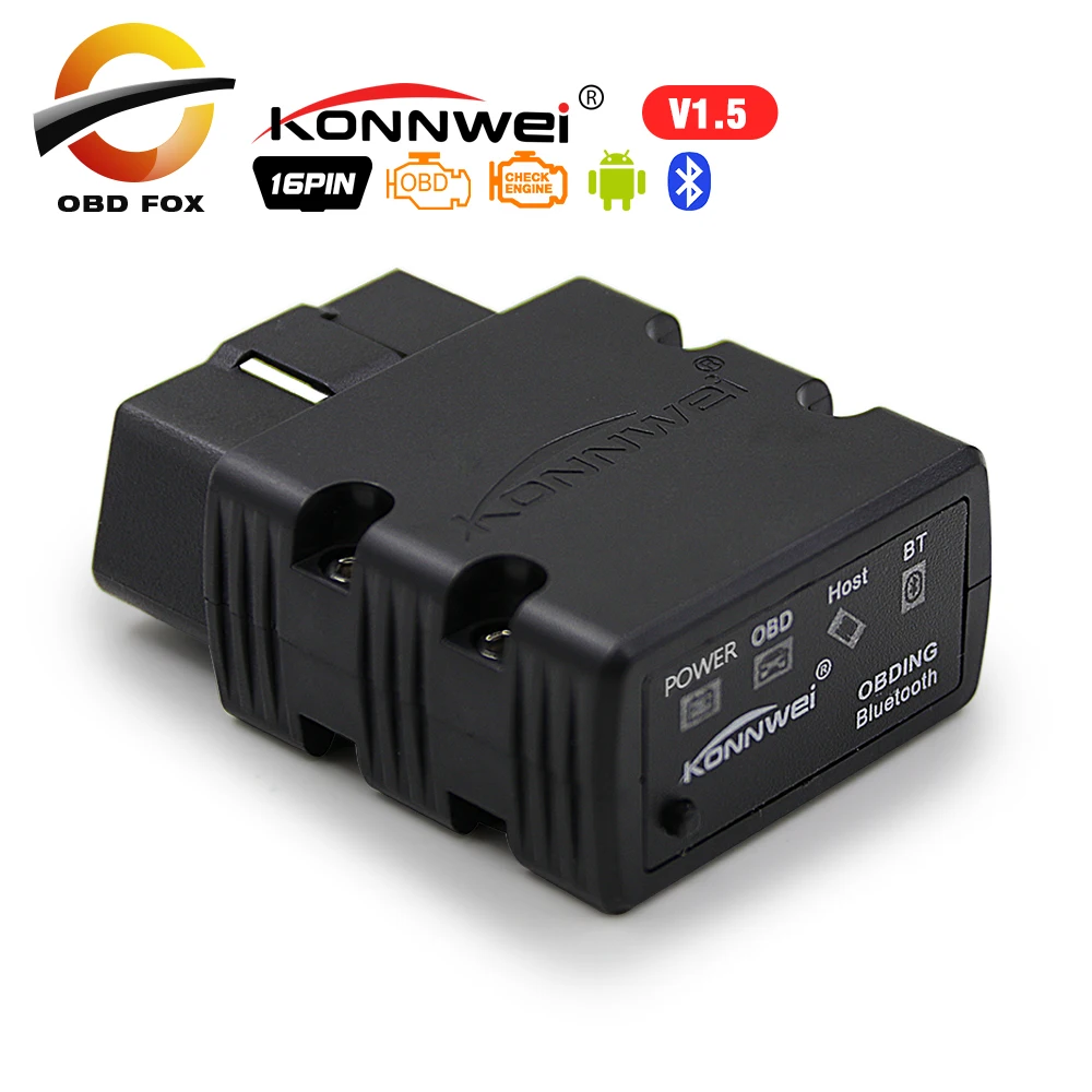 2020 Супер Мини ELM327 obd ii Bluetooth konnwei KW902 автомобильный диагностический инструмент ELM 327