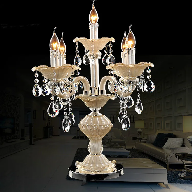Italy Dining Room Crystal Table Lamp Led Candlestick Wedding Candelabra Light Bedroom Kitchen Gl Candle Holders Italy Dining Room Crystal Table Lamp Led Candlestick Wedding Candelabra Light Bedroom Kitchen Gl Candle Holders