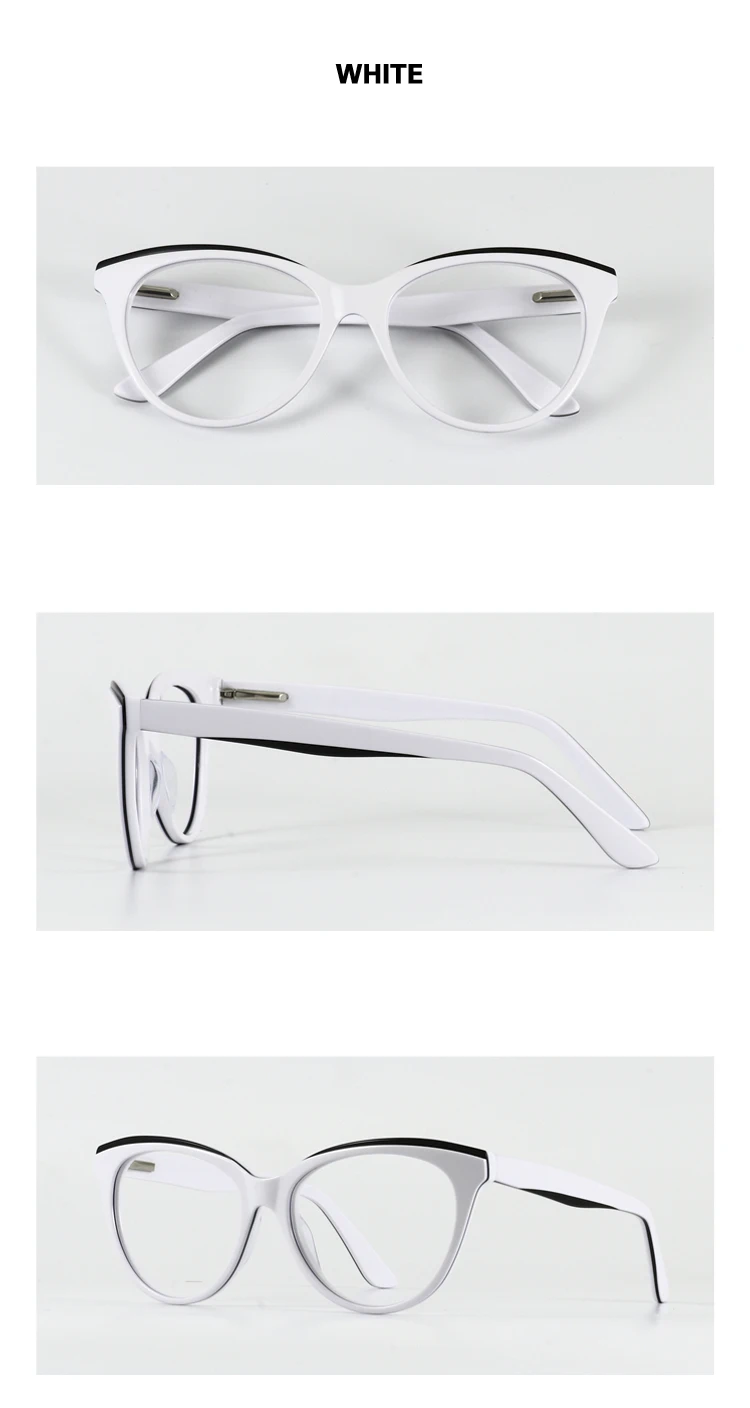 Чашма бренд ацетат материал женские очки модный тренд стильные студенческие очки по рецепту оправа женские оптические очки
