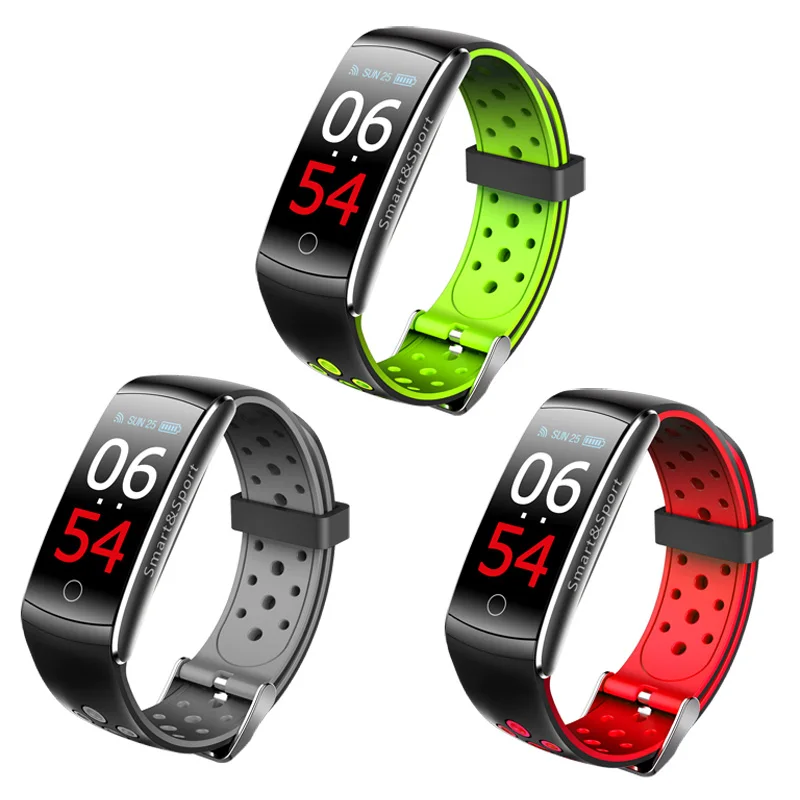 Smart Bracelet Q8S Heart Rate Smart Band Sleep Monitor Fitness Tracker Blood Pressure Watch Waterproof Color Screen Sports Band
