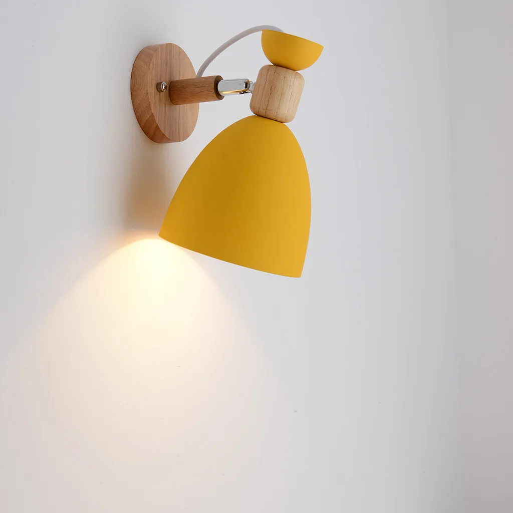 Креативная настенная лампа с поворотной головкой, бра, освещение в спальню, прикроватная лампа для чтения, настенные бра с поворотной
