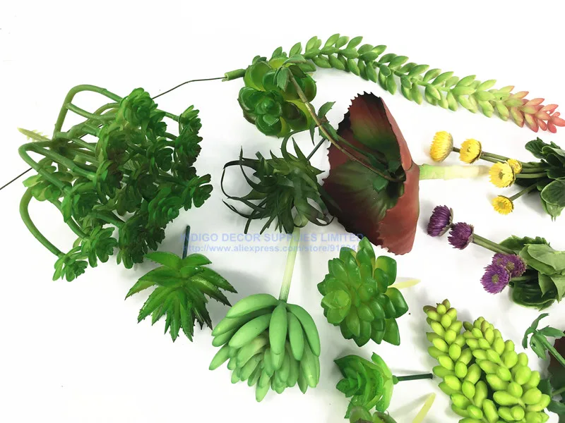 Плюшевое элегантное искусственное суккулентное растение, пластиковое цветочное украшение, зеленое растение, фон