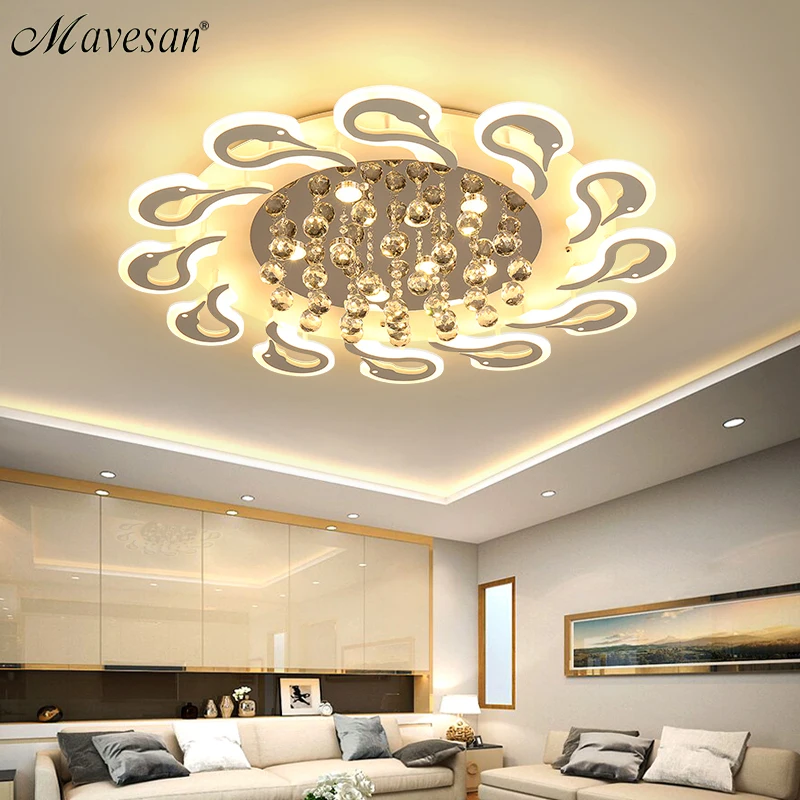 

New led Chandelier For Living Room Bedroom Home lustre para sala AC85-265V Modern Led Ceiling Chandelier Lamp Fixtures lustre