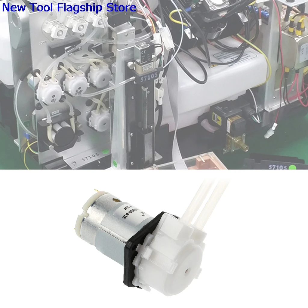 DC 12 В D3 Перистальтический дозирующий насос 3x5 мм DIY головка трубка для лабораторной аналитической жидкости