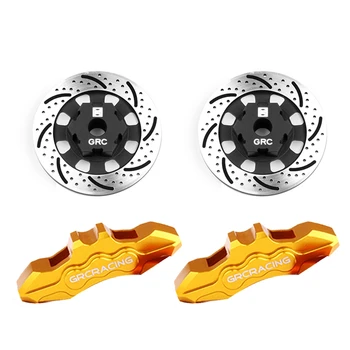 

Wheel Hex Hub Metal Brake Disc Assembly Kit For 1/7 Traxxas UDR RC Car Metal Coupler +Caliper RC Car Upgrade Part