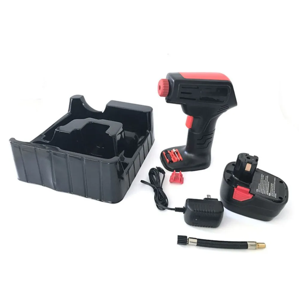 

Portable Rechargeable Handheld Electric Bike Vehicle Car Tire Inflatable Pump Wireless Air Pump Emergency Inflator