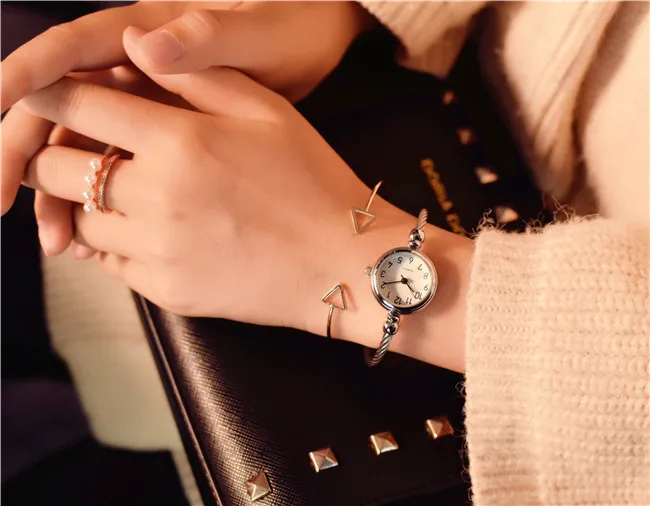 Relogio Feminino CHIC/INS женские роскошные часы-браслет, Модные Винтажные кварцевые наручные часы из розового золота, ЖЕНСКИЕ НАРЯДНЫЕ часы