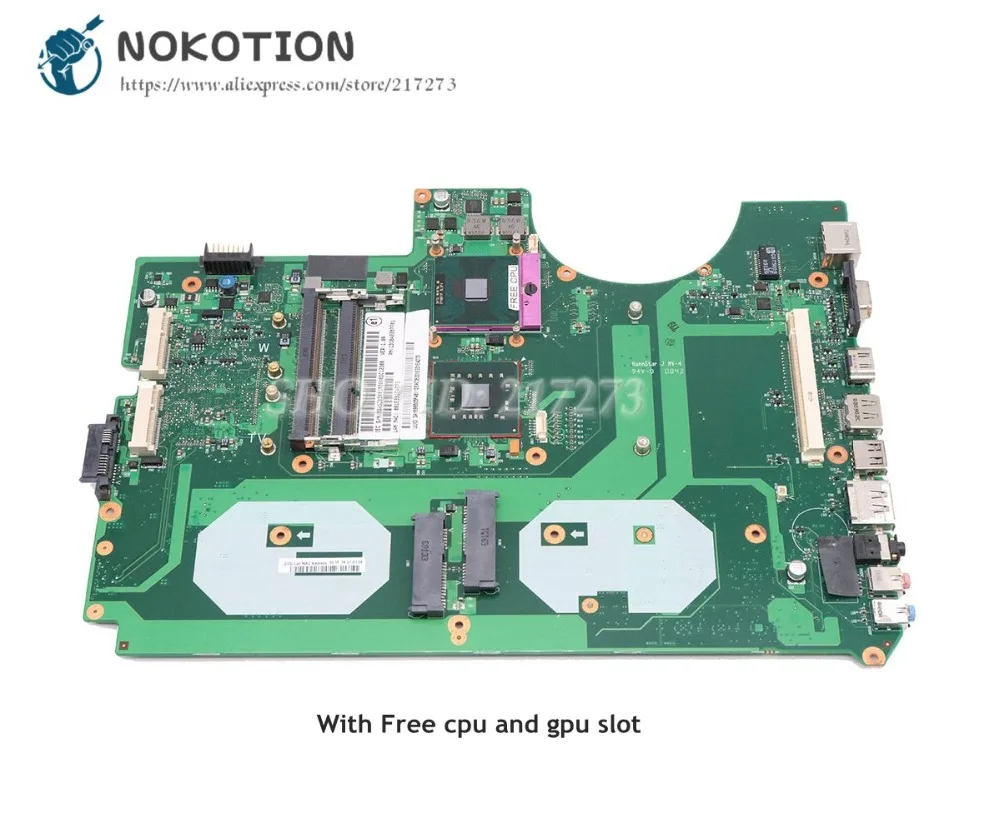 NOKOTION материнская плата для ноутбука acer aspire 8930 8930G основная плата DDR3 с графическим слотом 6050A2207701-MB-A02 MBASZ0B001