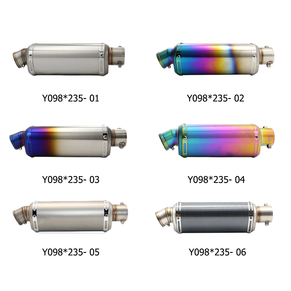 ZSDTRP 51 мм мотоцикл Akrapovic Yoshimura глушитель трубы со съемным дБ убийца Мотокросс ATV Грязь велосипед ямы R1 R3 R6