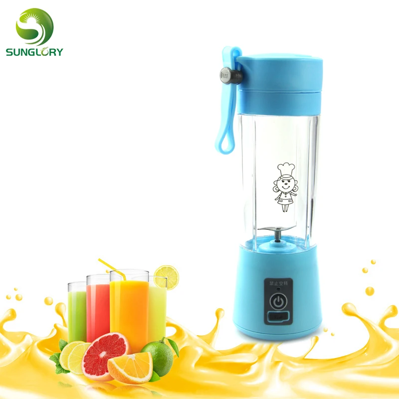 Portable USB Electric Fruit Citrus Juicer Bottle Handheld Milkshake