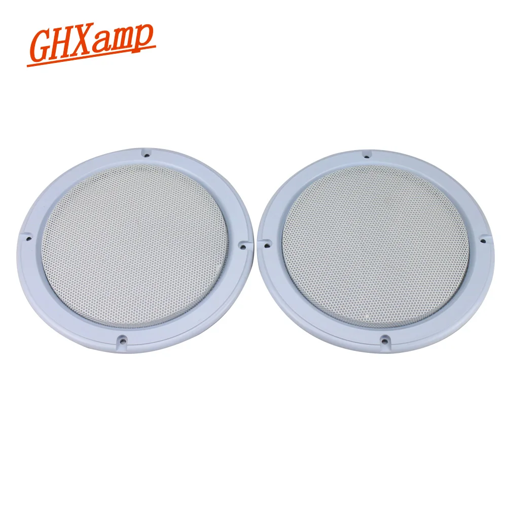 Us 5 84 23 Off Ghxamp 4 Inch 6 5 Inch Speaker Cover White Grill Mesh Protective Cover For Ceiling Speaker Car Subwoofer Loudspeaker 2pcs In Speaker