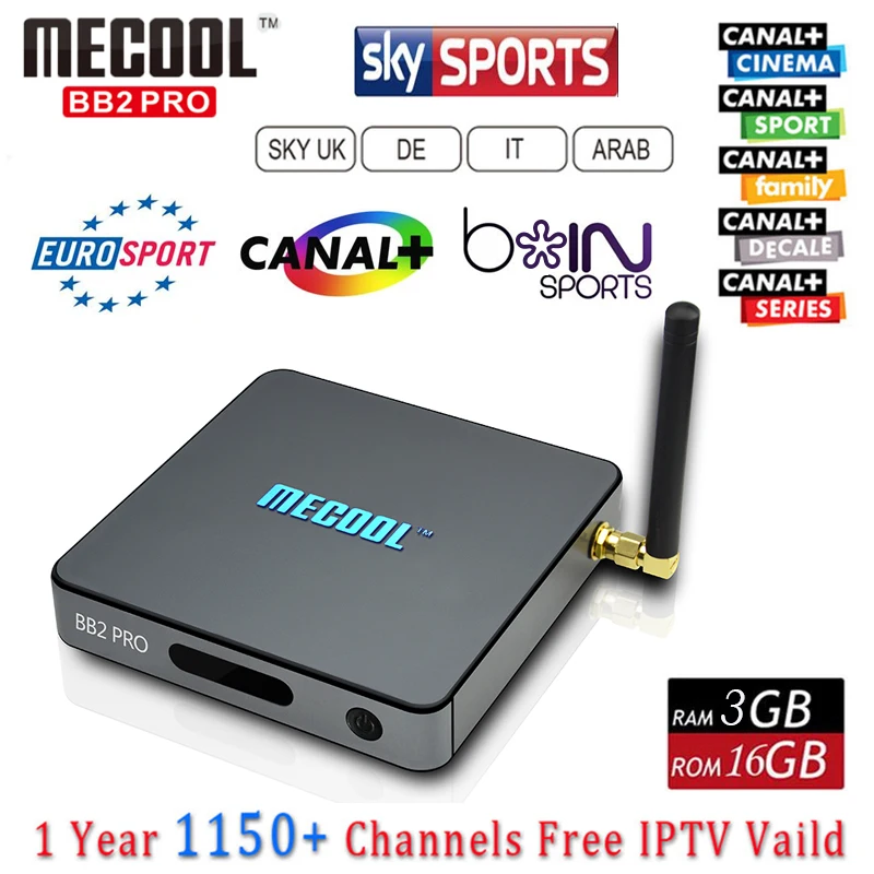 

Best 4K Sport Italian UK DE Arabox IPTV Box 1150 Plus 12 months Android 6.0 IPTV Box BB2 pro 16G H.265 European IPTV Set Top Box