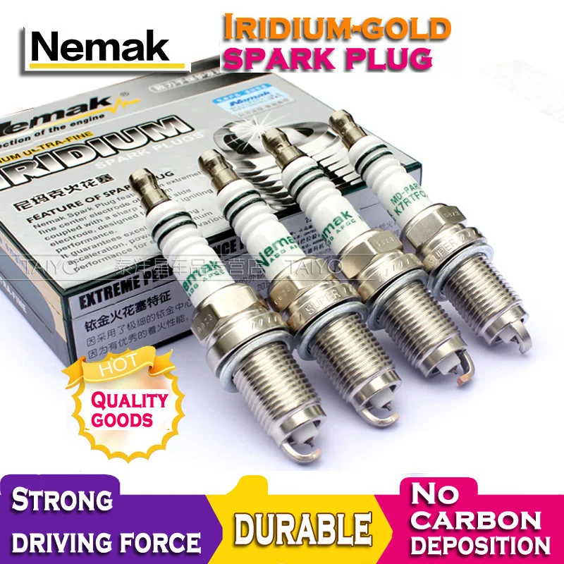 Audi/Q357A346L8/B MW-X357/Z4/Benz SLK/S/ML/E/C/R car model Iridium Spark plugs for 4 pcs | Автомобили и мотоциклы