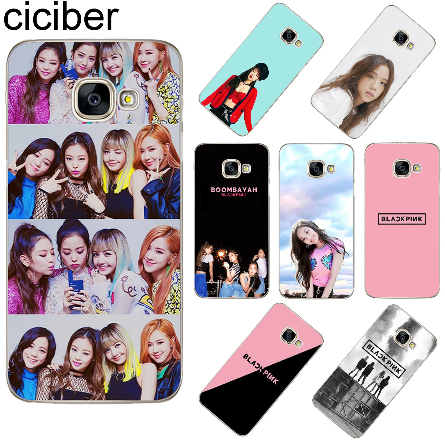 

ciciber For Samsung Galaxy A5 2016 A3 A7 2017 A6S A8 Plus 2018 A8 A9 2018 PRO Soft TPU Phone Cases Blackpink Design Fundas Coque