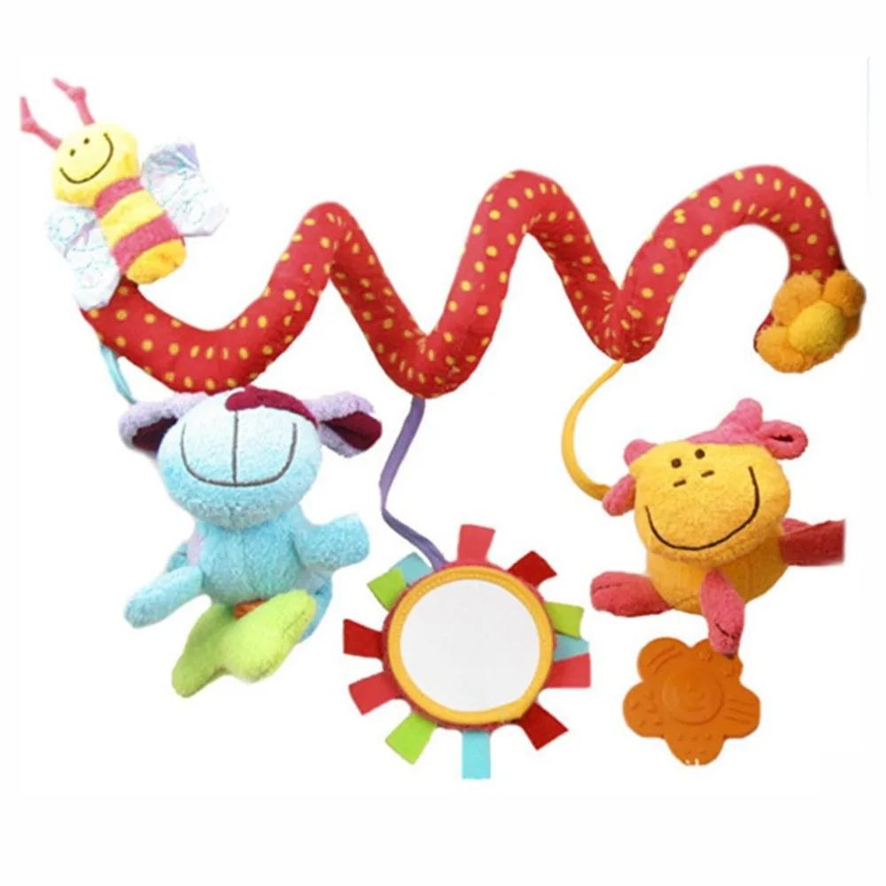 Детские игрушки Младенческая коляска кровать детская колыбель висячая кукла игрушки милые животные погремушки интерактивные забавная