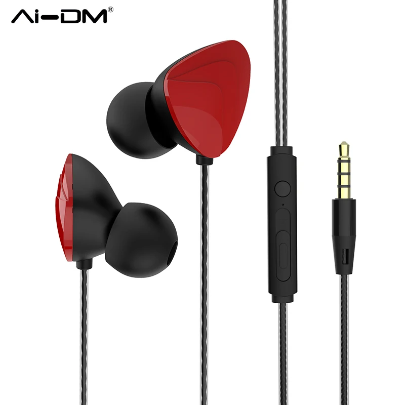 AIDM P2 Wired Earphone 3.5mm Jack Standard Stereo Music Headset Earbuds