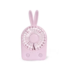 Мини портативный ручной настольный кондиционер-охладитель охлаждающий usb Перезаряжаемый мини-кролик вентилятор