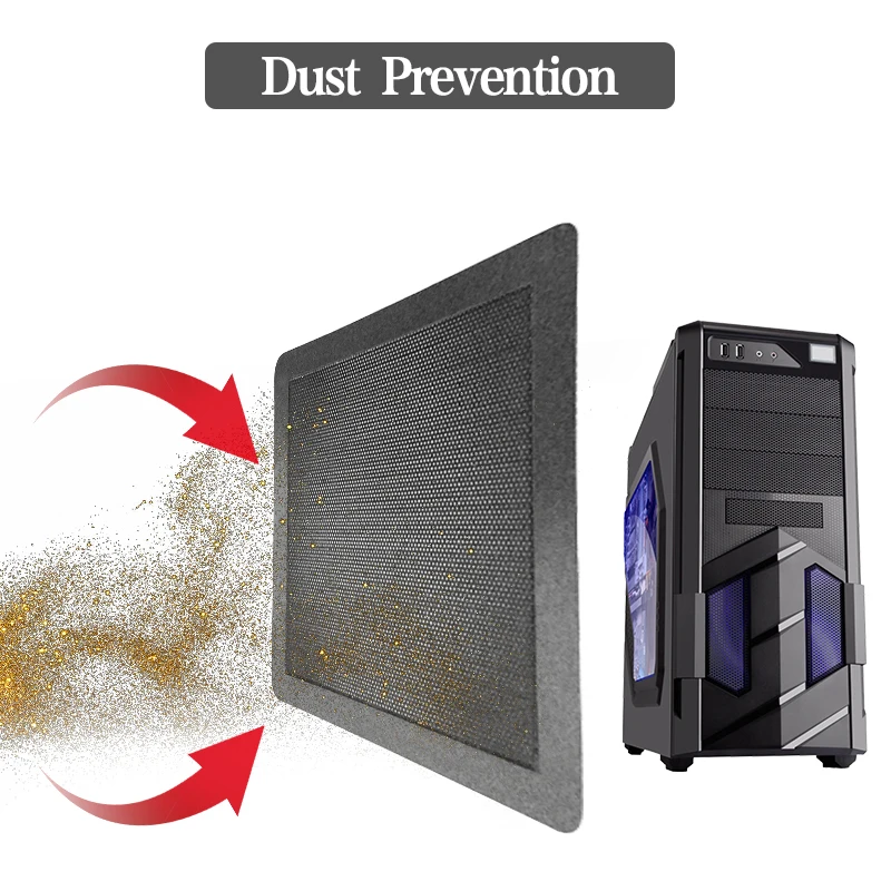 

cpu cooler 14cm Computer cooler PC Case Cooling Fan Magnetic Dust Filter Mesh Net Cover Guard water cooler