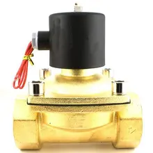 Новые 2 шт./лот цинковый сплав латуни Вода электромагнитный valve1.5inches 2w400-40 AC110V 8bar рабочих Давление