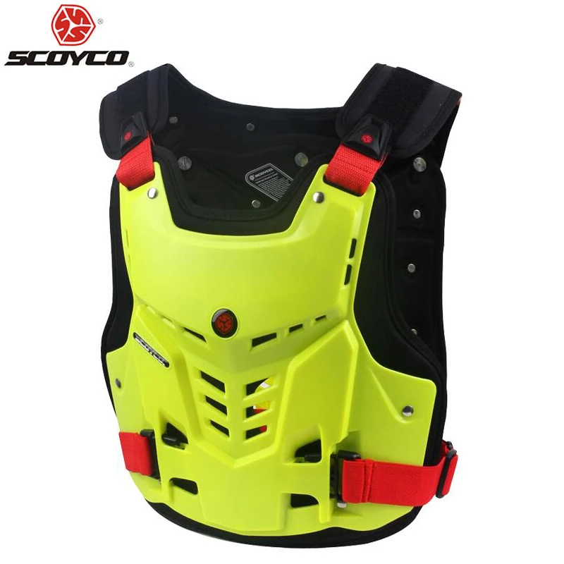 SCOYCO Racing motorcycle armor Motocross Chest&Back Protector Armadura Vest Racing Protective Body-Guard Accessories A 05