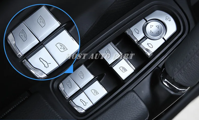 Внутреннее Окно двери для кнопки переключателя крышки 13 шт для Porsche Cayenne 2011