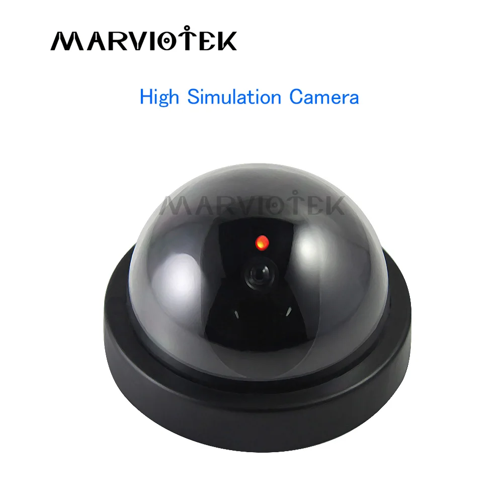 Home Security Dummy Camera Red LED Flash Simulated Camera Indoor