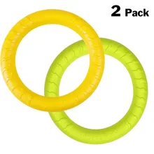 29 см 2 шт./упак. игрушки для собак Кольцо воды плавающий буксир войны интерактивный кистевой Эспандер для Собак Открытый Фитнес летающие диски 23
