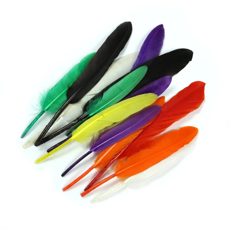 

David accessories 100pcs DIY Colorful Goose feathers color natural For Wedding DIY jewelry decoration,100Yc2443