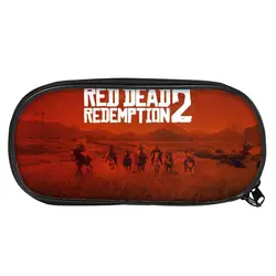 Игры Red Dead Redemption 2 Печатный кошелек для мальчиков и девочек детская ручка пенал-сумочка Пенал школьный Студент Косметичка