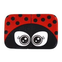 Нескользящий Мат Коврик для двери коврик для ванной комнаты напольный коврик уличный комнатный домашний декор для столовой 40 см* 60 см Божья коровка красный черный