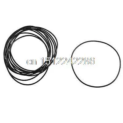 X AUTOHAUX 5pcs White Silicone Rubber O-Ring Seal Gasket for Car 80mm x 4mm