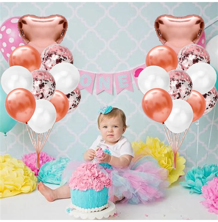 10 шт смешанные латекса сердца конфетти шары Baby Shower аксессуары для вечеринки, дня рождения шары для свадьбы детей его мальчик девочка клипсы для воздушных шаров