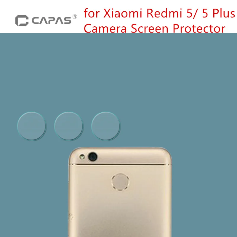 CAPAS Brand 3pcs for Xiaomi Redmi 5/ 5 Plus Glass Back