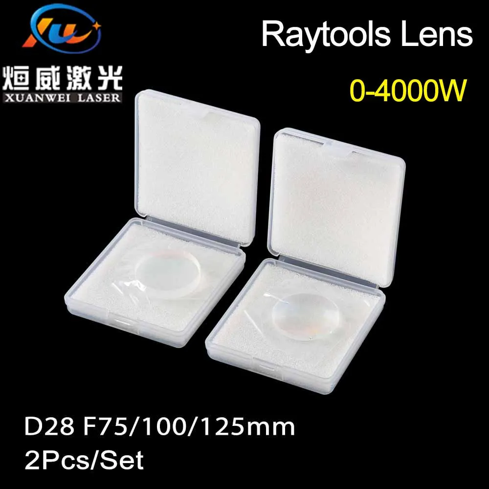 

fiber laser focusing lens/collimator lens D28 F75/100/125/F150mm for Raytools BT210 BT230 laser cutting head Bodor Laser