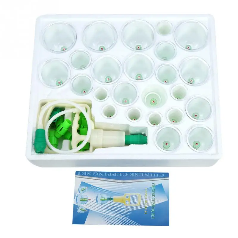 

24 Pcs/Set Vacuum Cupping Kit Massage Therapy Suction Acupuncture Health Cups
