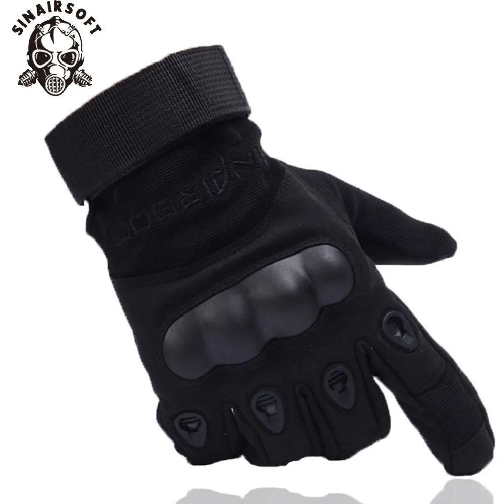 Перчатки для скалолазания на открытом воздухе спортивная бейсболка для езды и походов тактические мужские перчатки - Цвет: BK