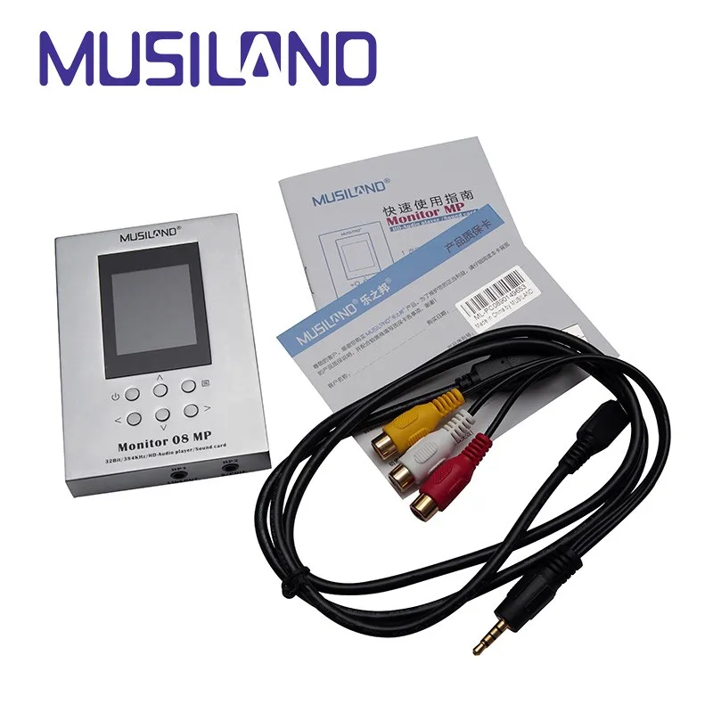 MUSILAND 08MP плеер с tf-картой 32bit/384 KHz PDA мобильный Android ios Linux окна Mac форматы pcm и DSD USB DAC усилитель для наушников