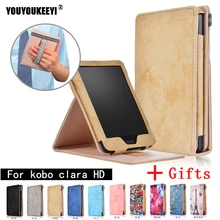 Ультра тонкий противоударный чехол для Funda KOBO Clara Clear HD 6 дюймов() Авто спящий Пробуждение Смарт-кожа для Kobo Clara HD чехол