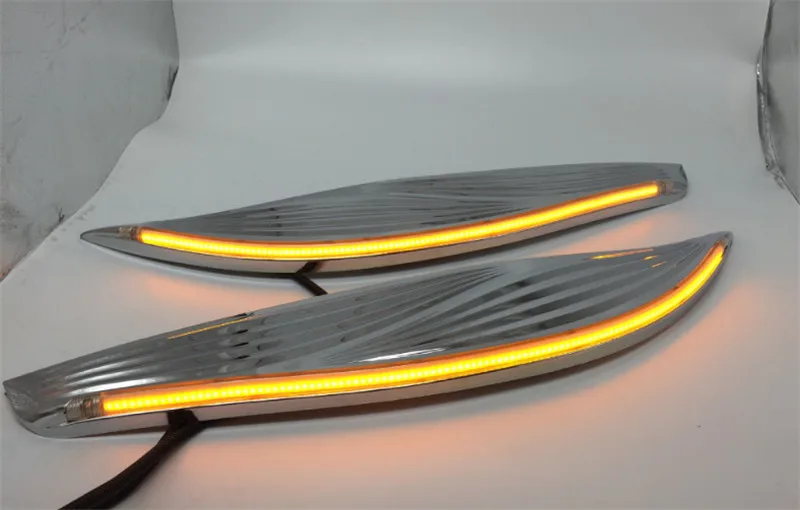 Наружный светодиодный светильник, передний налобный фонарь, Светодиодный дневной светильник, S лампы с поворотным сигналом, светильник, пригодный для FORD ESCAPE KUGA 2013-, лампа