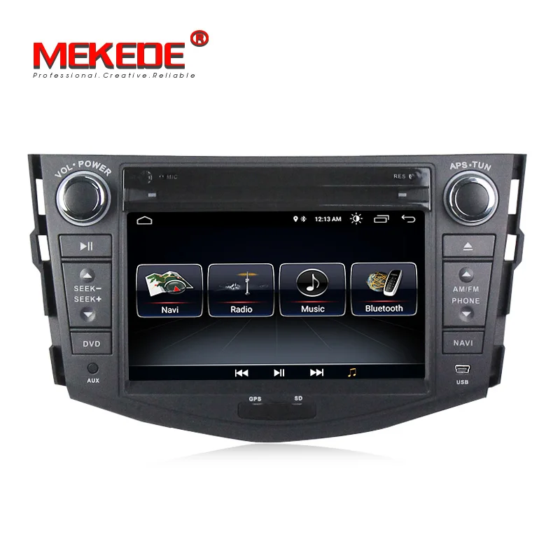 

2din Android8.0 HD car dvd player for Toyota Rav4 2007 2008 2009 2010 2011 with GPS navigator radio BT wifi Free mic free map