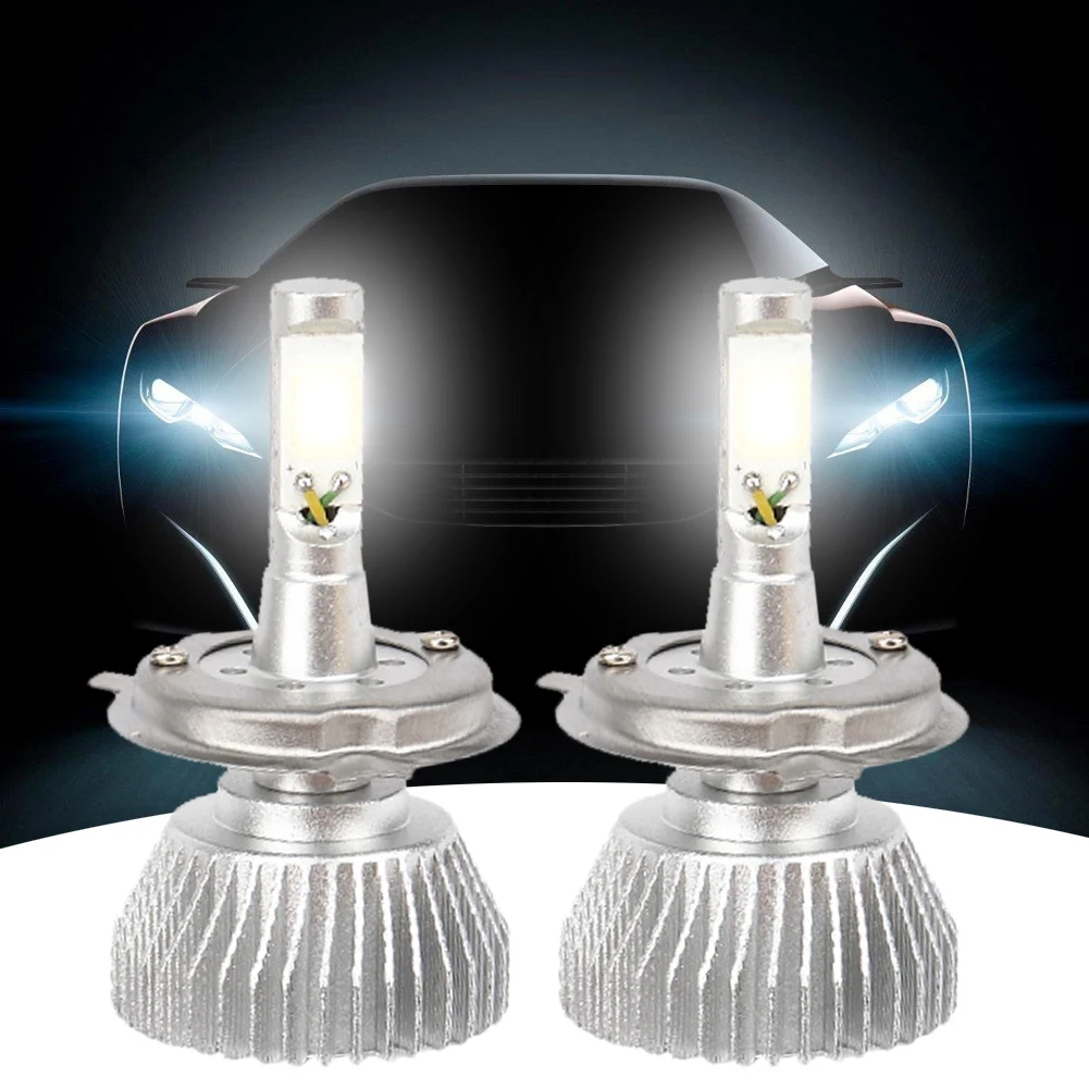 

VODOOL H4 60W 6000LM/set 6000K Led light High Power Strong Bright Car Headlight Fog Lamp Vehicle Car Hi/Lo Beam Bulb Kit Newest