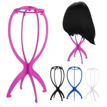 Professional Headdress 4 Colors Plastic Wig Stands Hat Display Mannequin Head Holders Hair Styling Tools