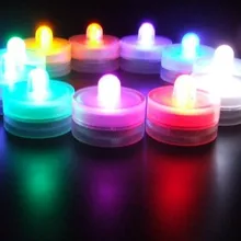 200 шт./компл. многоцветный Водонепроницаемая светодиодная свеча Свадебные украшения погружной флорист Мини светодиодный вечерние свет