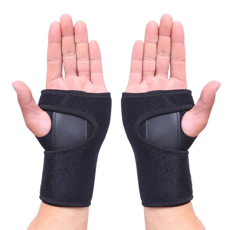 Removable Wristband Steel Wrist Brace Support Arthritis Sprain Carpal