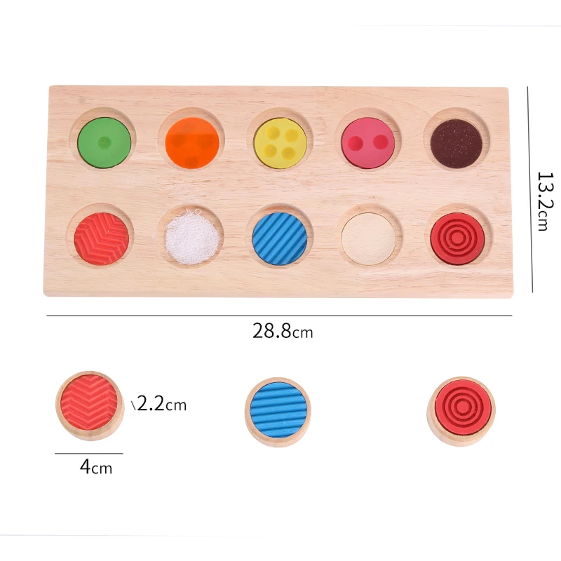 Montessori Infant Sensorial Material Montessori Touching Board Preschool Educational Learning Toys For Children MJ0364H Montessori Infant Sensorial Material Montessori Touching Board Preschool Educational Learning Toys For Children MJ0364H