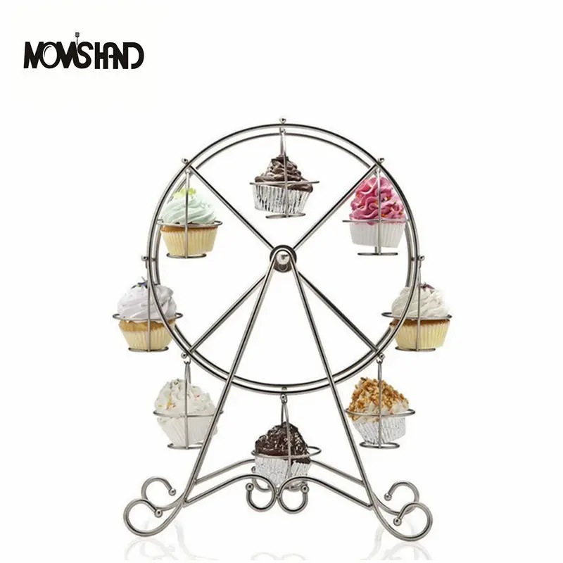 

Ferris Wheel 8 Cups Cake Rack Cupcake Stand for Birthday Party Wedding Cake Dressert Decoration Stand