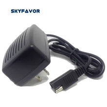 12 V bateria de chumbo ácido carregador de bateria B SAE CONECTOR de 14.4 V 1A carregador de parede para 12 v 6AH 8AH 10AH 12AH SLA AGM GEL laed-ácido 7AH bateria