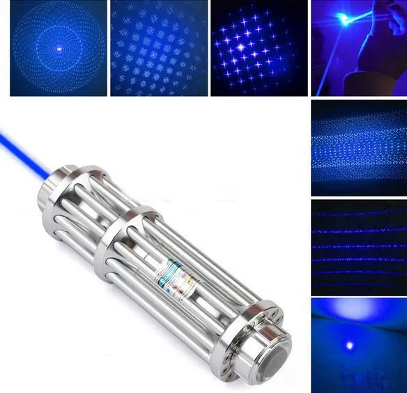 

50000m Blue laser pointer Laser only without battery & charger burn cigarette blow solder Laser cannon laser gun