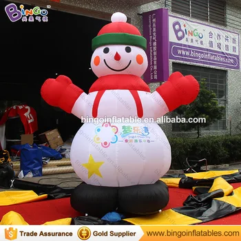 

Christmas inflatable snowman, cute 3m tall snowman model, advertising christmas toys for children