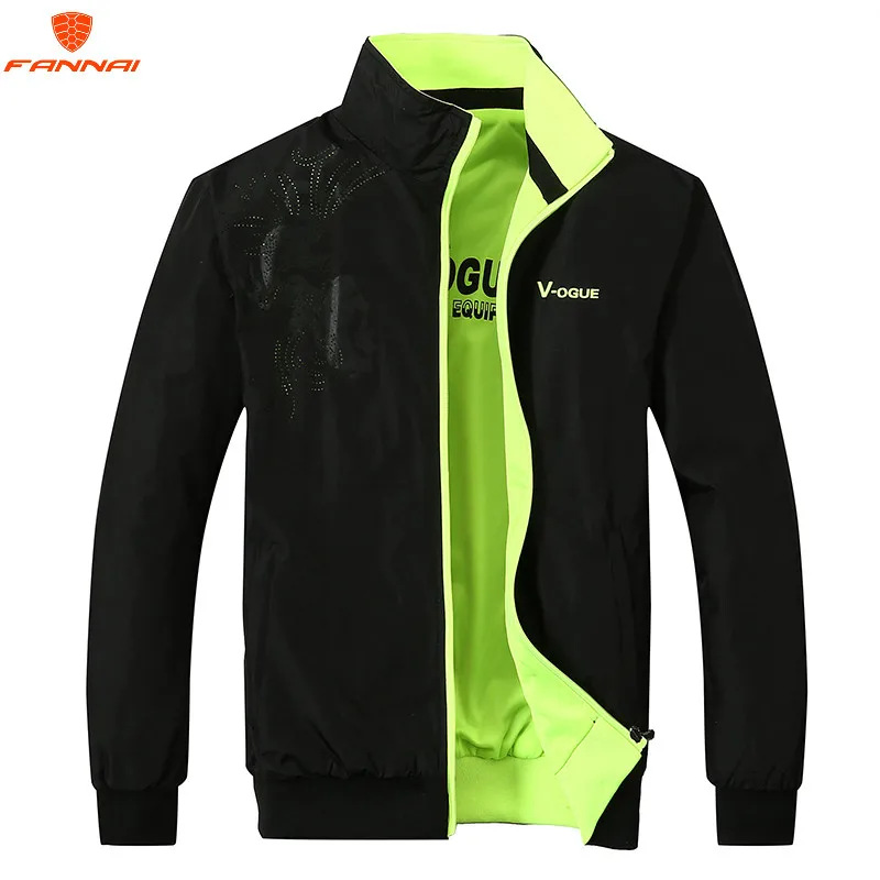 2018 fashion new casual men's pure color jacket coat on both sides can wear large size L-5XL | Мужская одежда
